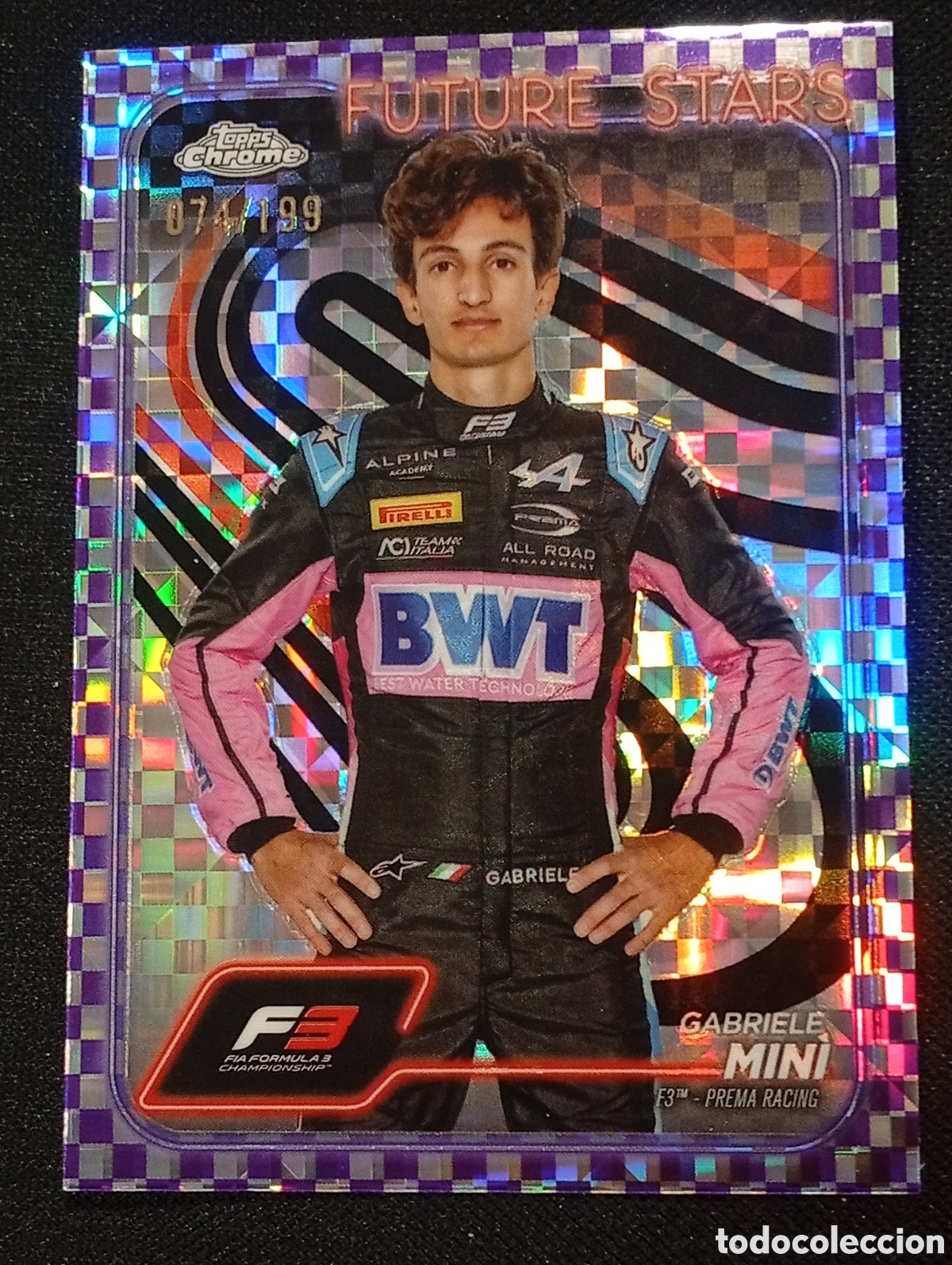 Sammelleidenschaft Sport: 44 numerada 74/199 MINI F1 TOPPS CHROME F 1 2024 FORMULA ONE CROMO CARD GRAN PRIX