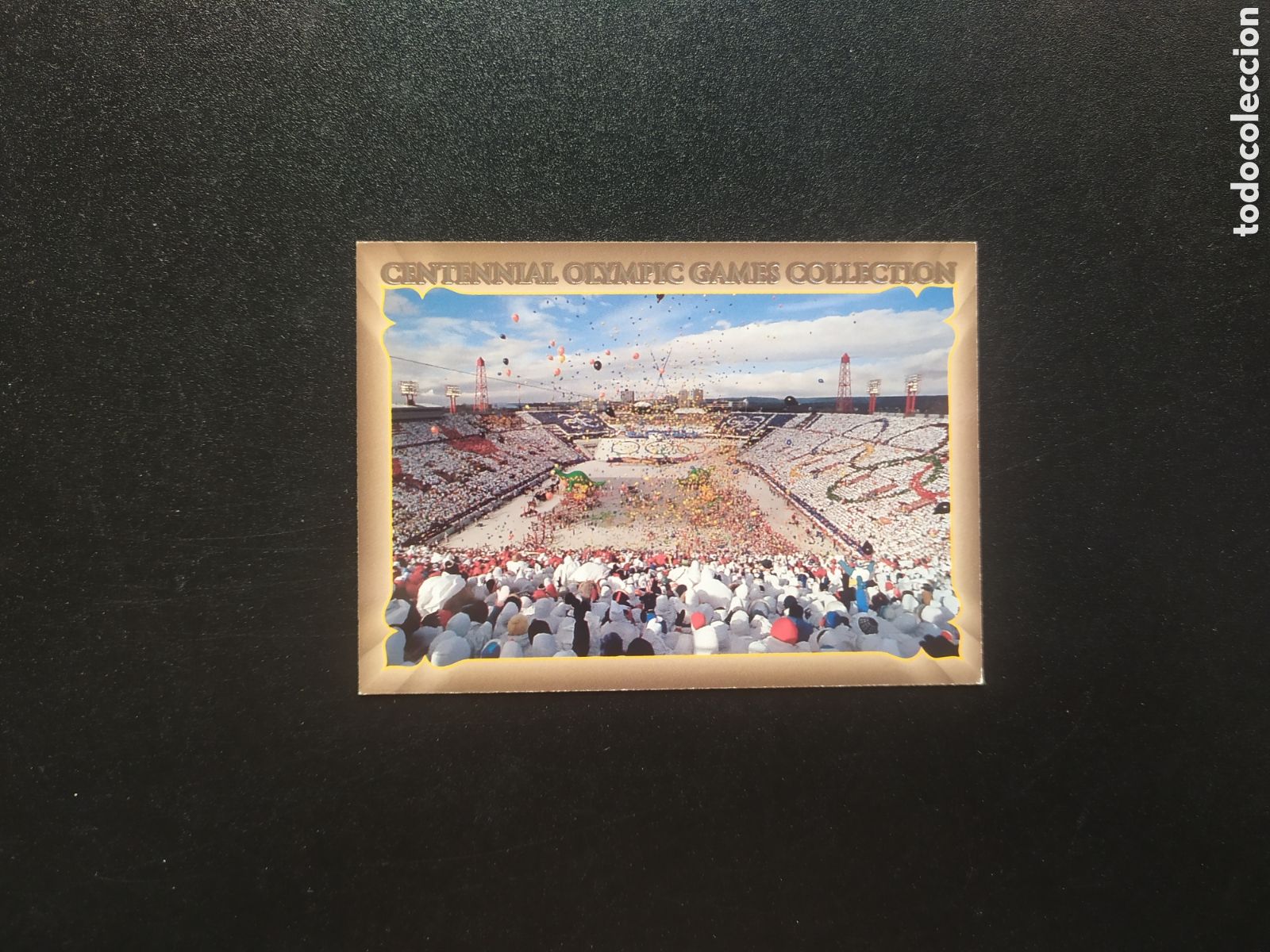 Coleccionismo deportivo: Historia juegos Ol&iacute;mpicos Atlanta 96 coca cola card n&deg; 7