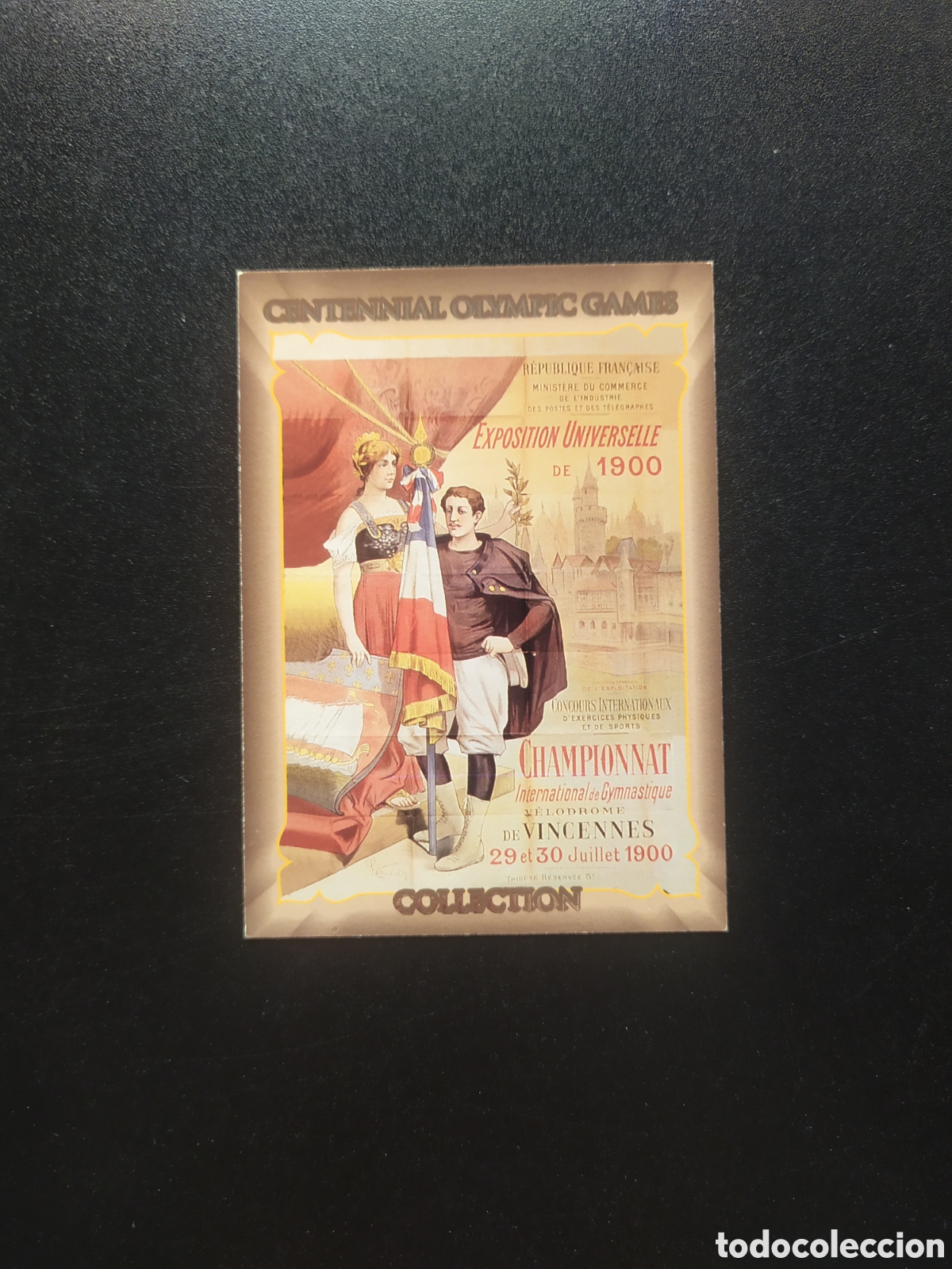 Coleccionismo deportivo: Historia juegos Ol&iacute;mpicos Atlanta 96 coca cola card n&deg; 2