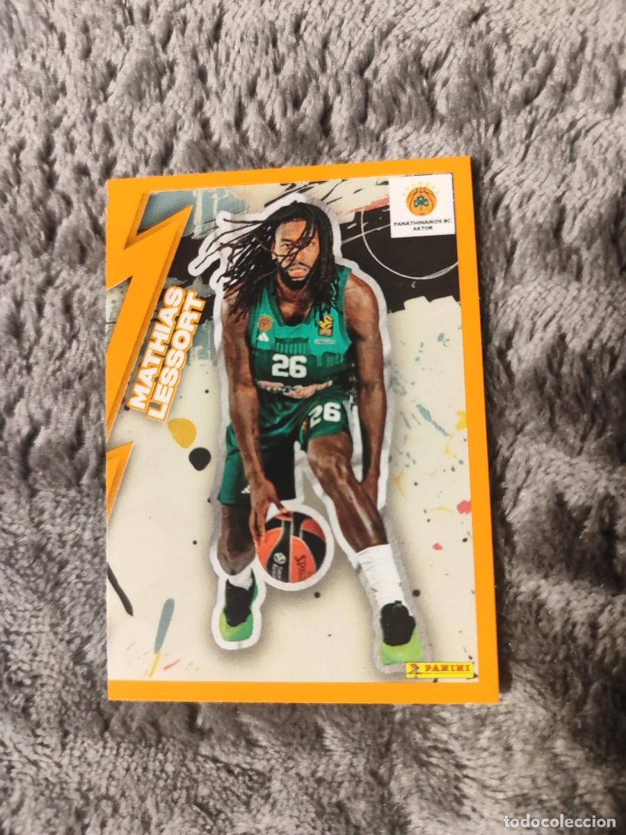 Coleccionismo deportivo: &nbsp;59&nbsp;MATHIAS LESSORT PANATHINAIKOS EUROLEAGUE 2024 25 - HEAD TO HEAD PANINI EUROLIGA 24 2025 BALONCES