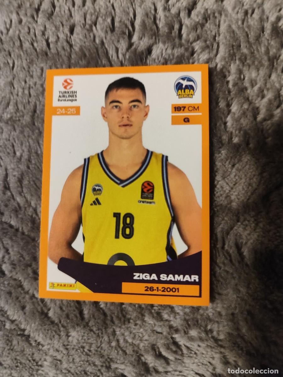 Coleccionismo deportivo: &nbsp;81 ZIGA SAMAR - ALBA BERLIN&nbsp; EUROLEAGUE 2024 25 - - PANINI EUROLIGA 24 2025 BALONCESTO