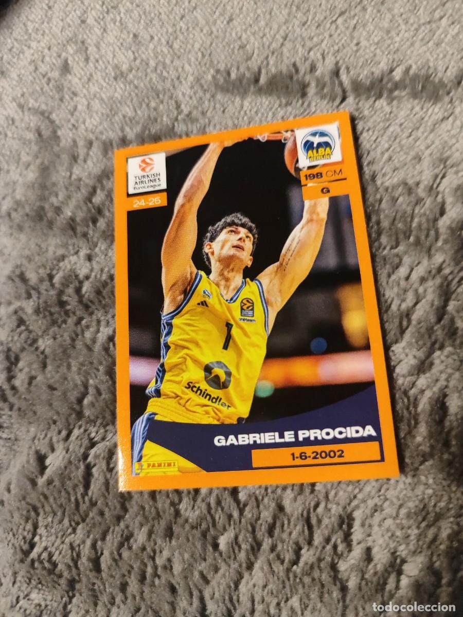 Coleccionismo deportivo: &nbsp;83 GABRIELE PROCIDA - ALBA BERLIN&nbsp; EUROLEAGUE 2024 25 - - PANINI EUROLIGA 24 2025 BALONCESTO
