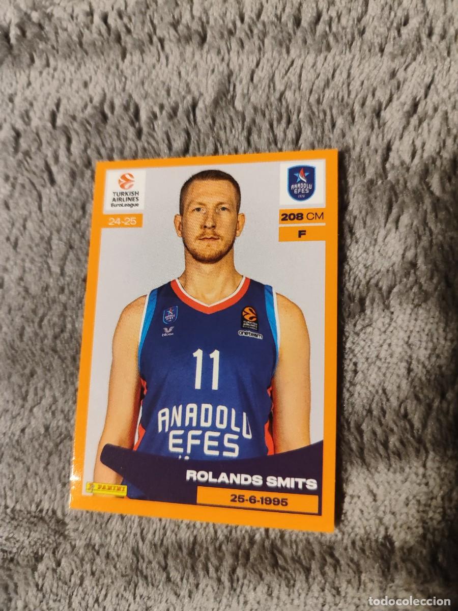 Coleccionismo deportivo: &nbsp;97 ROLAND SMITS - EFES PILSEN&nbsp; EUROLEAGUE 2024 25 - - PANINI EUROLIGA 24 2025 BALONCESTO