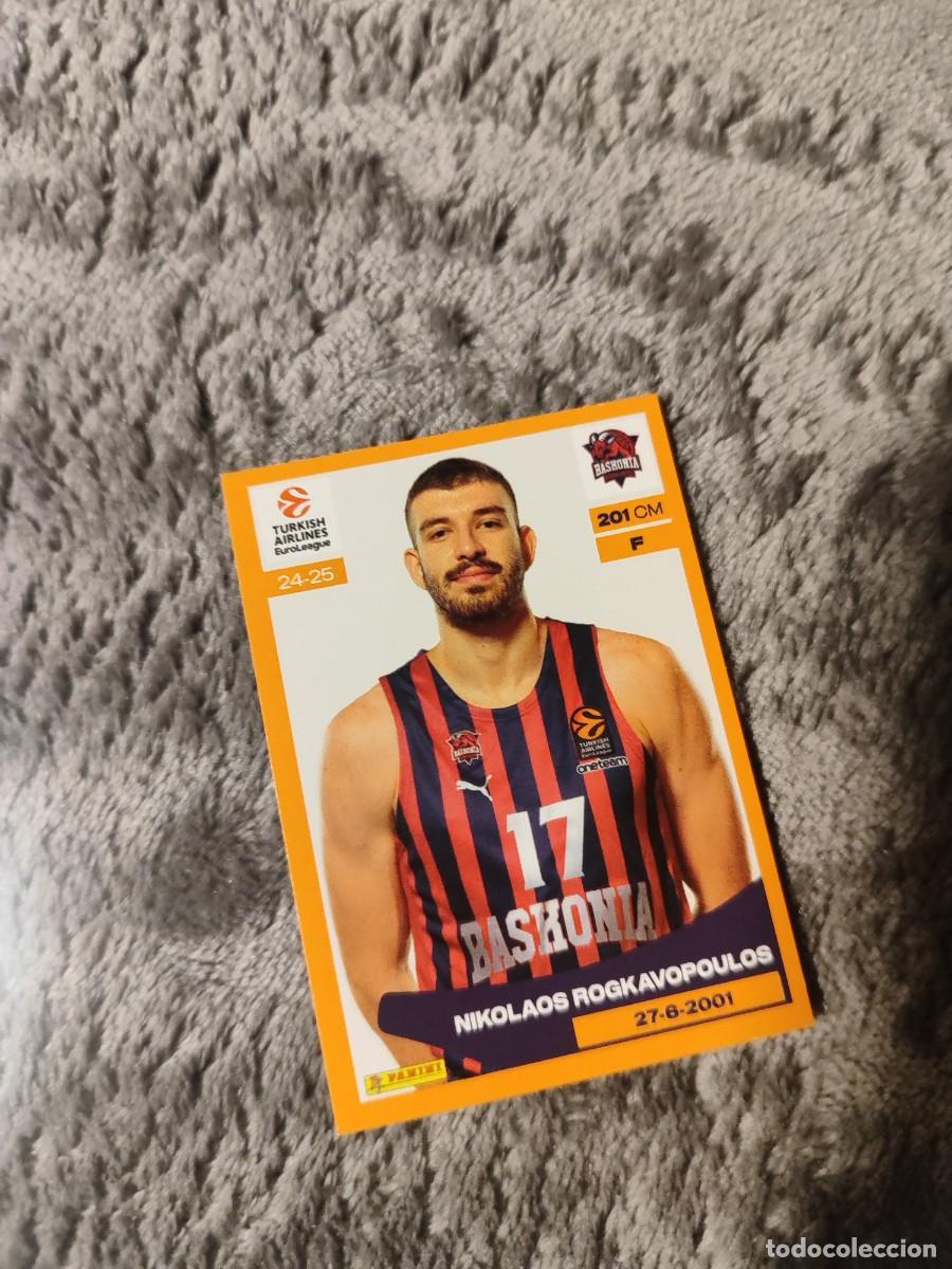 Collezionismo sportivo: &nbsp;130 NIKOLAOS ROGKAVOPOULOS - BASKONIA&nbsp; EUROLEAGUE 2024 25 - - PANINI EUROLIGA 24 2025 BALONCESTO