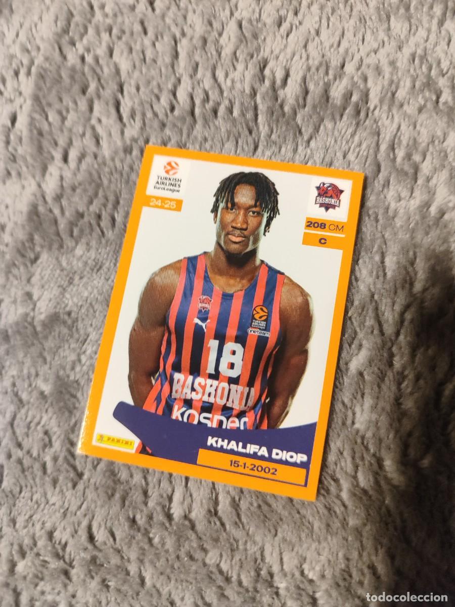 Sammelleidenschaft Sport: &nbsp;133 KHALIFA DIOP - BASKONIA&nbsp; EUROLEAGUE 2024 25 - - PANINI EUROLIGA 24 2025 BALONCESTO