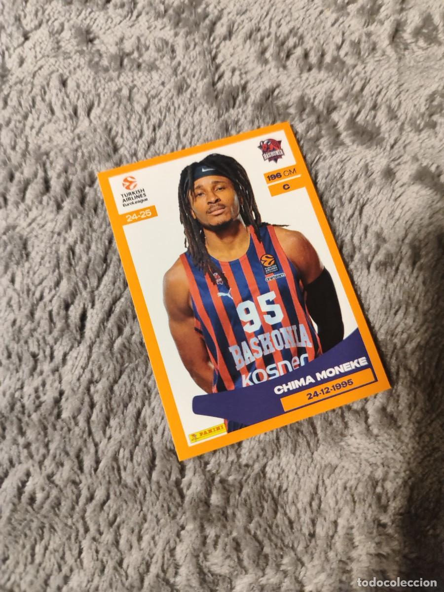 Coleccionismo deportivo: &nbsp;137 CHIMA MONEKE - BASKONIA&nbsp; EUROLEAGUE 2024 25 - - PANINI EUROLIGA 24 2025 BALONCESTO