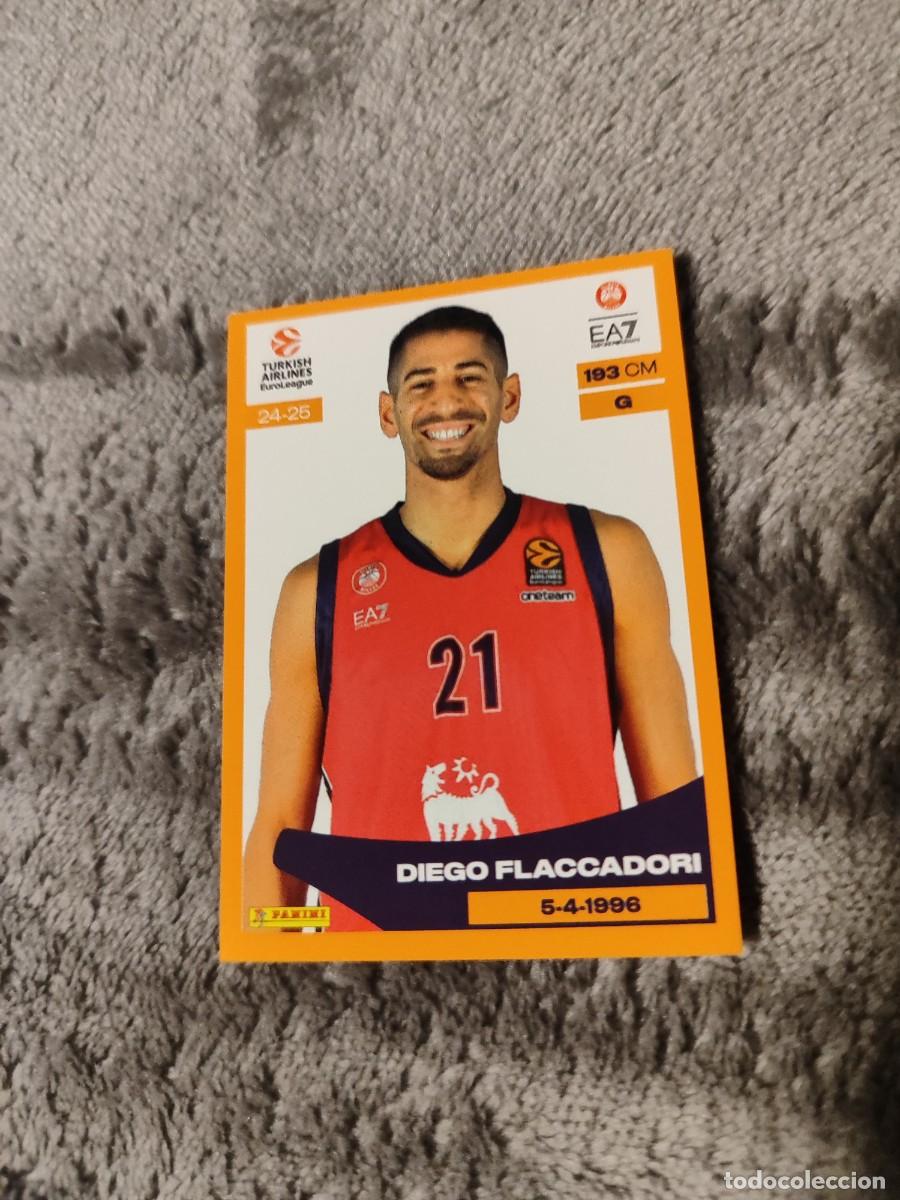 Coleccionismo deportivo: &nbsp;161 DIEGO FLACCADORI - ARMANI MILANO&nbsp; EUROLEAGUE 2024 25 - - PANINI EUROLIGA 24 2025 BALONCESTO