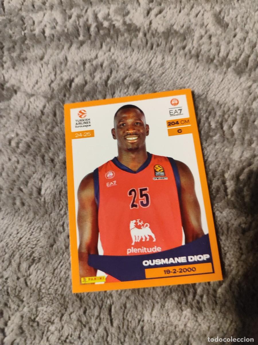 Coleccionismo deportivo: &nbsp;167 OUSMANE DIOP - ARMANI MILANO&nbsp; EUROLEAGUE 2024 25 - - PANINI EUROLIGA 24 2025 BALONCESTO