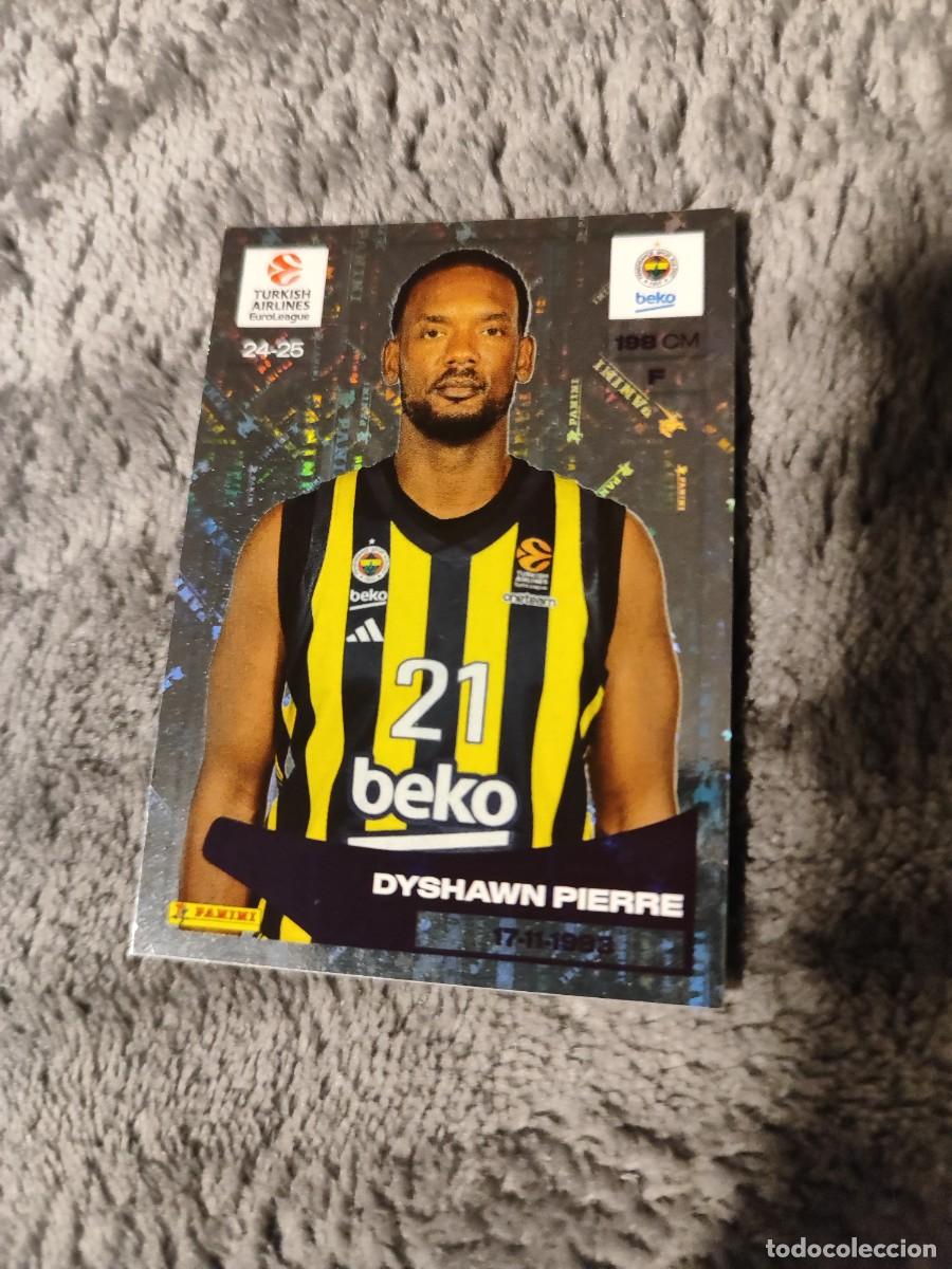 Coleccionismo deportivo: &nbsp;212 DYSHAWN PIERRE - FENERBAHCE *&nbsp; EUROLEAGUE 2024 25 - PANINI EUROLIGA 24 2025 BALONCESTO