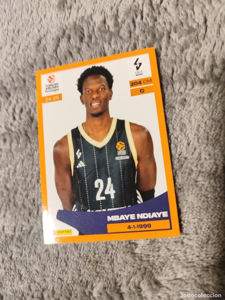Collectionnisme sportif: &nbsp;231 MBAYE NDIAYE - ASVEL VILLEURBANNE&nbsp; EUROLEAGUE 2024 25 - PANINI EUROLIGA 24 2025 BALONCESTO