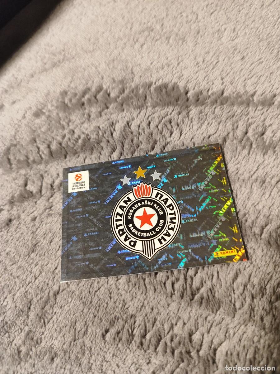 Coleccionismo deportivo: &nbsp;298 LOGO ESCUDO - PARTIZAN DE BELGRADO *&nbsp; EUROLEAGUE 2024 25 - - PANINI EUROLIGA 24 2025 BALONCESTO