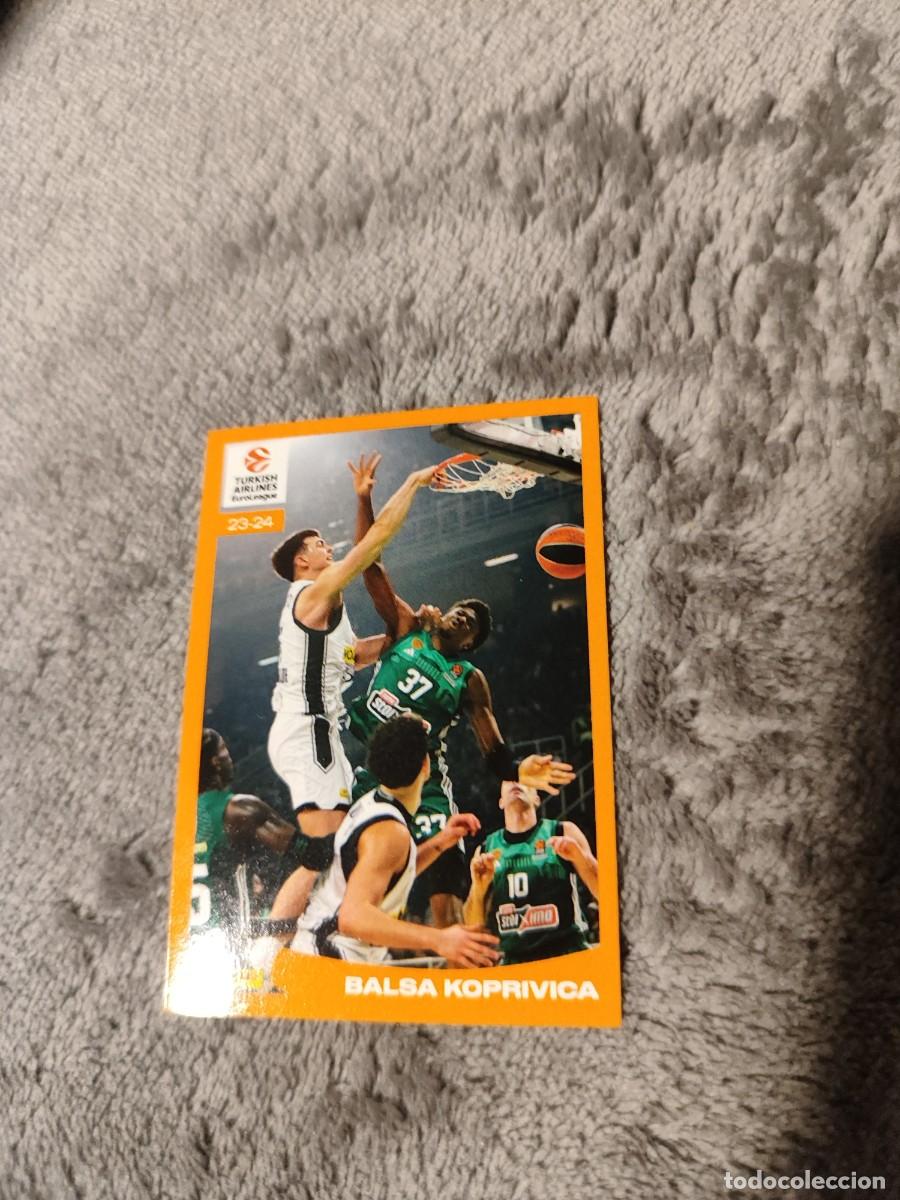Colecionismo desportivo: &nbsp;362&nbsp;BALSA KOPRIVICA - PARTIZAN DE BELGRADO EUROLEAGUE 2024 25 - FLIGHT TIME 2023 24 PANINI EUROLIGA