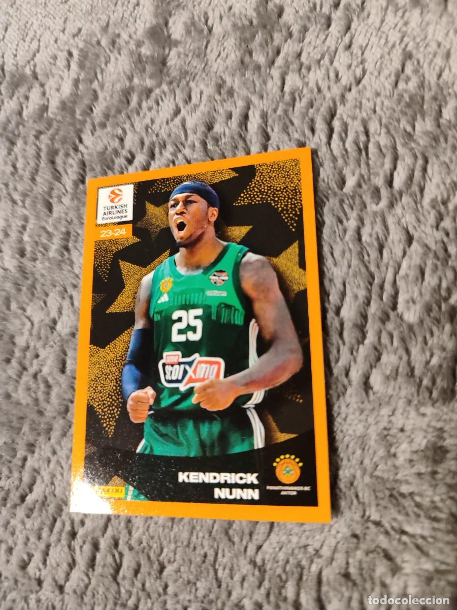 Coleccionismo deportivo: &nbsp;382&nbsp;KENDRICK NUNN - PANATHINAIKOS EUROLEAGUE 2024 25 - AWARDS 2023-24 PANINI EUROLIGA 24 2025 BALON