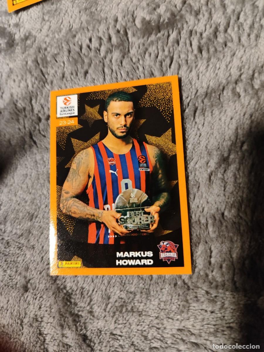 Coleccionismo deportivo: &nbsp;383&nbsp;MARKUS HOWARD - BASKONIA EUROLEAGUE 2024 25 - AWARDS 2023-24 PANINI EUROLIGA 24 2025 BALONCESTO
