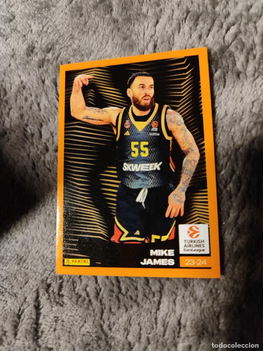 Coleccionismo deportivo: &nbsp;412&nbsp;MIKE JAMES MONACO EUROLEAGUE 2024 25 - ALL TIME LEADERS PANINI EUROLIGA 24 2025 BALONCESTO