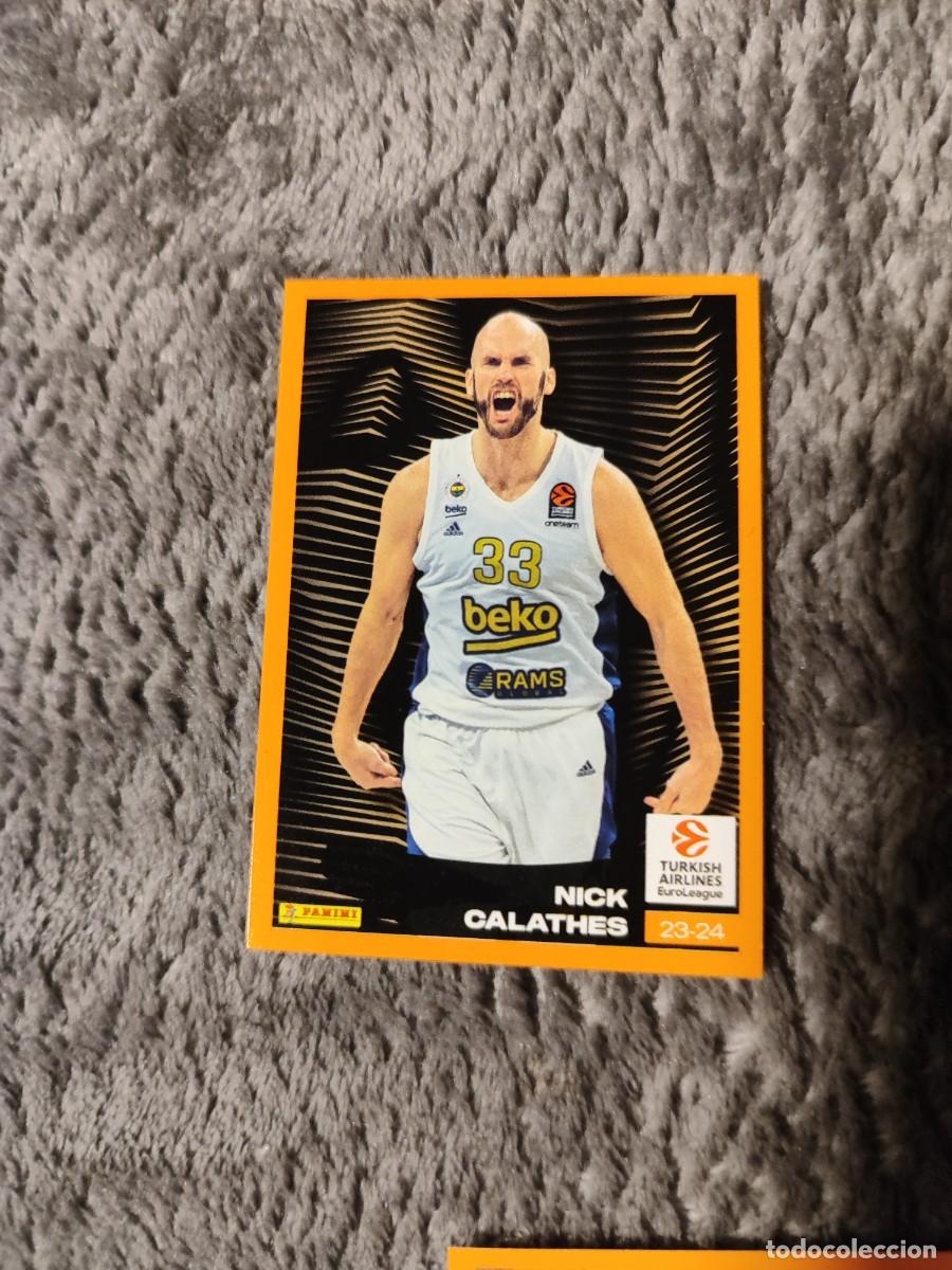 Coleccionismo deportivo: &nbsp;420 NICK CALATHES - FENERBAHCE&nbsp; EUROLEAGUE 2024 25 - ALL TIME LEADERS PANINI EUROLIGA 24 2025 BALON
