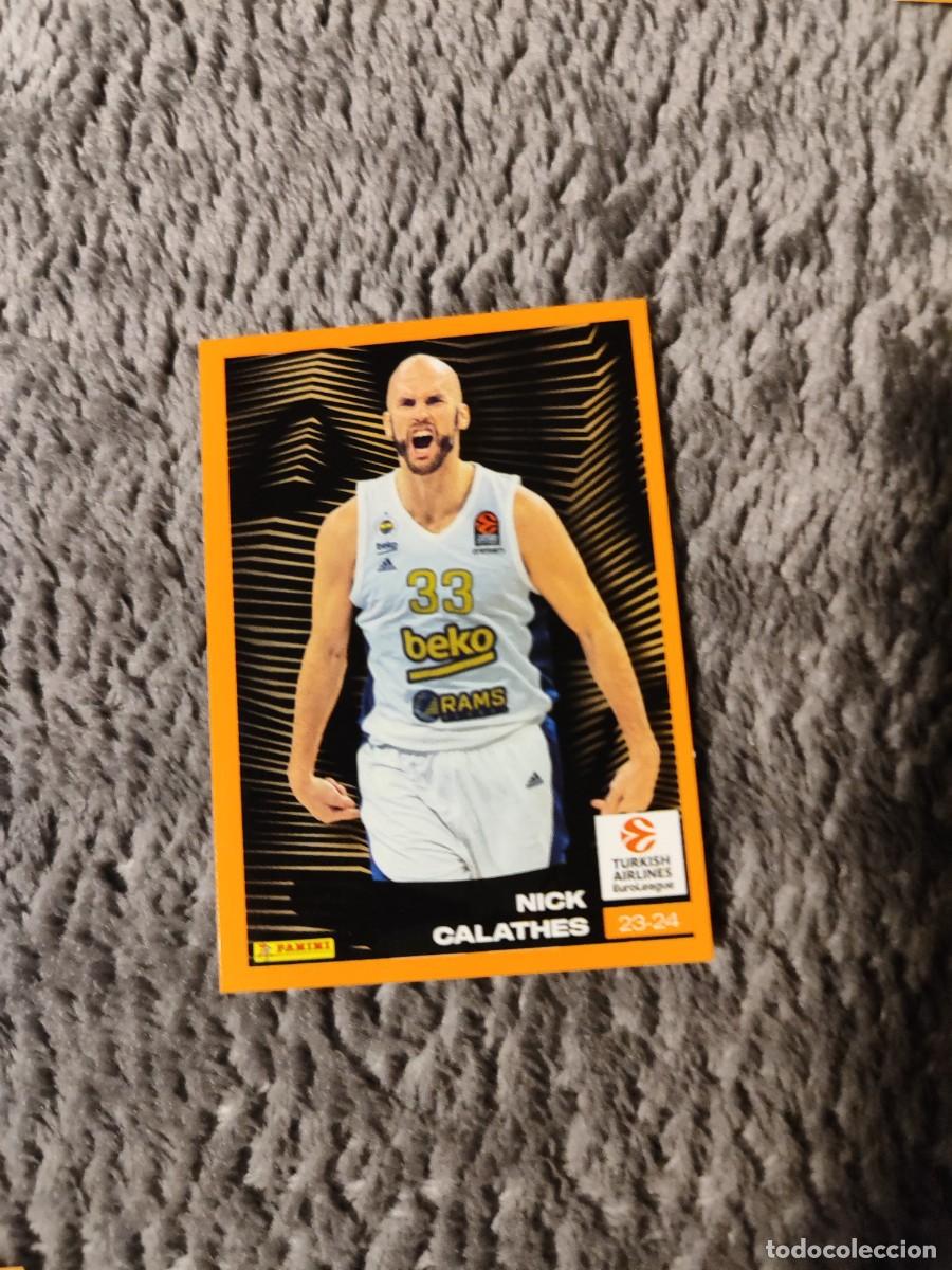 Coleccionismo deportivo: &nbsp;420 NICK CALATHES - FENERBAHCE&nbsp; EUROLEAGUE 2024 25 - ALL TIME LEADERS PANINI EUROLIGA 24 2025 BALON