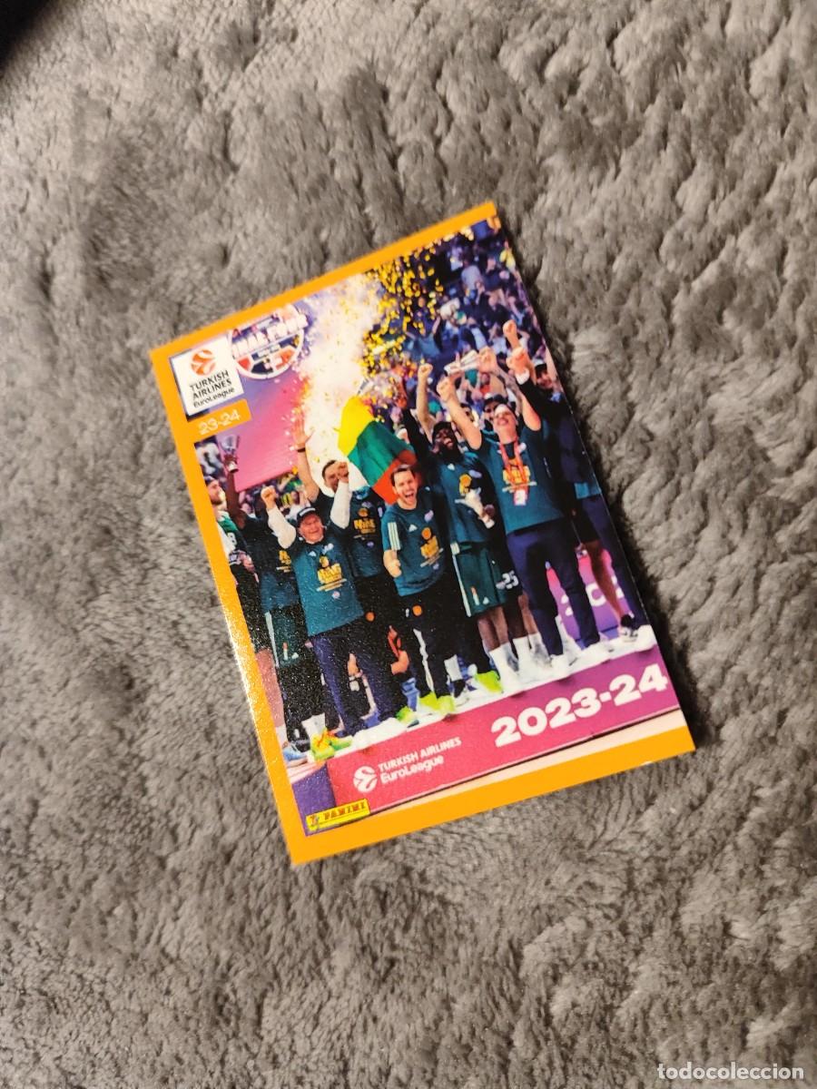 Coleccionismo deportivo: &nbsp;422 CAMPE&Oacute;N 23 24 - PANATHINAIKOS&nbsp; EUROLEAGUE 2024 25 - ROLL OF HONOUR PANINI EUROLIGA 24 2025 BALO