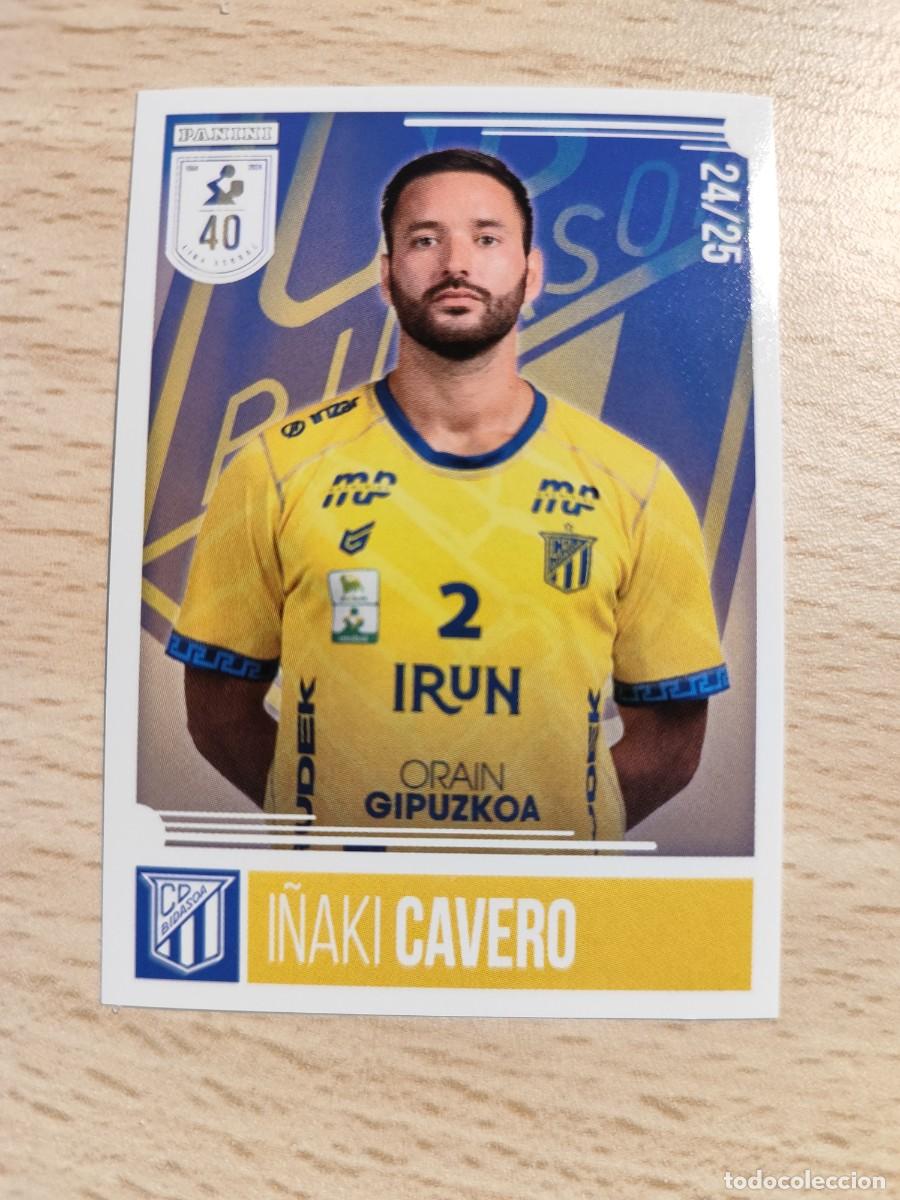 Coleccionismo deportivo: 23 I&Ntilde;AKI CAVERO LIGA PLENITUDE ASOBAL 2024 25 - BIDASOA IR&Uacute;N PANINI 24 25 BALONMANO