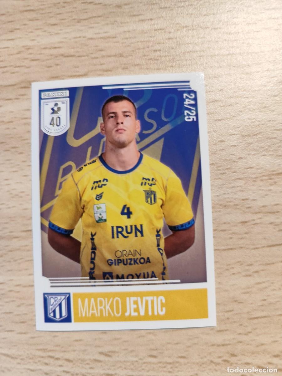 Coleccionismo deportivo: 24 MARKO JEVTIC LIGA PLENITUDE ASOBAL 2024 25 - BIDASOA IR&Uacute;N PANINI 24 25 BALONMANO