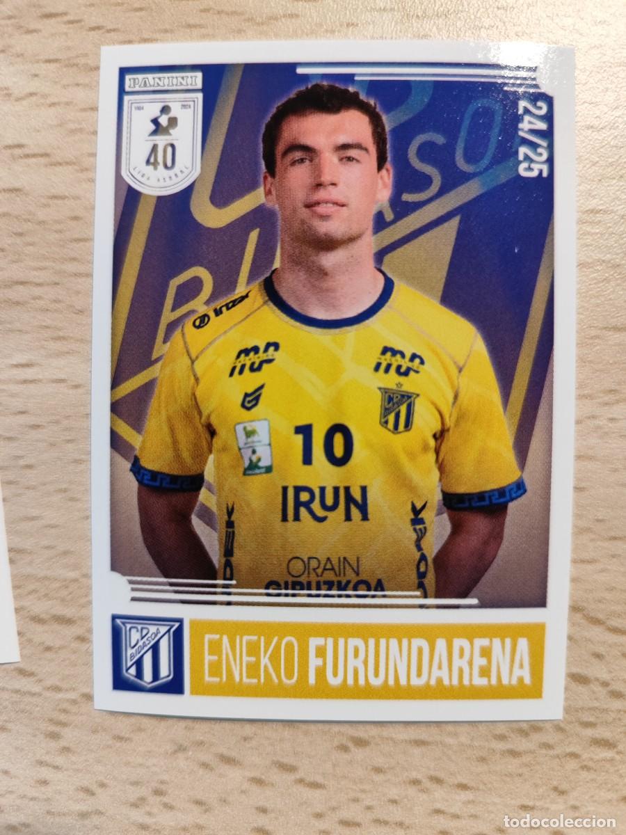 Coleccionismo deportivo: 27 ENEKO FURUNDARENA LIGA PLENITUDE ASOBAL 2024 25 - BIDASOA IR&Uacute;N PANINI 24 25 BALONMANO