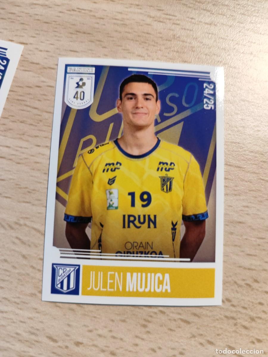 Coleccionismo deportivo: 30 JULEN MUJICA LIGA PLENITUDE ASOBAL 2024 25 - BIDASOA IR&Uacute;N PANINI 24 25 BALONMANO