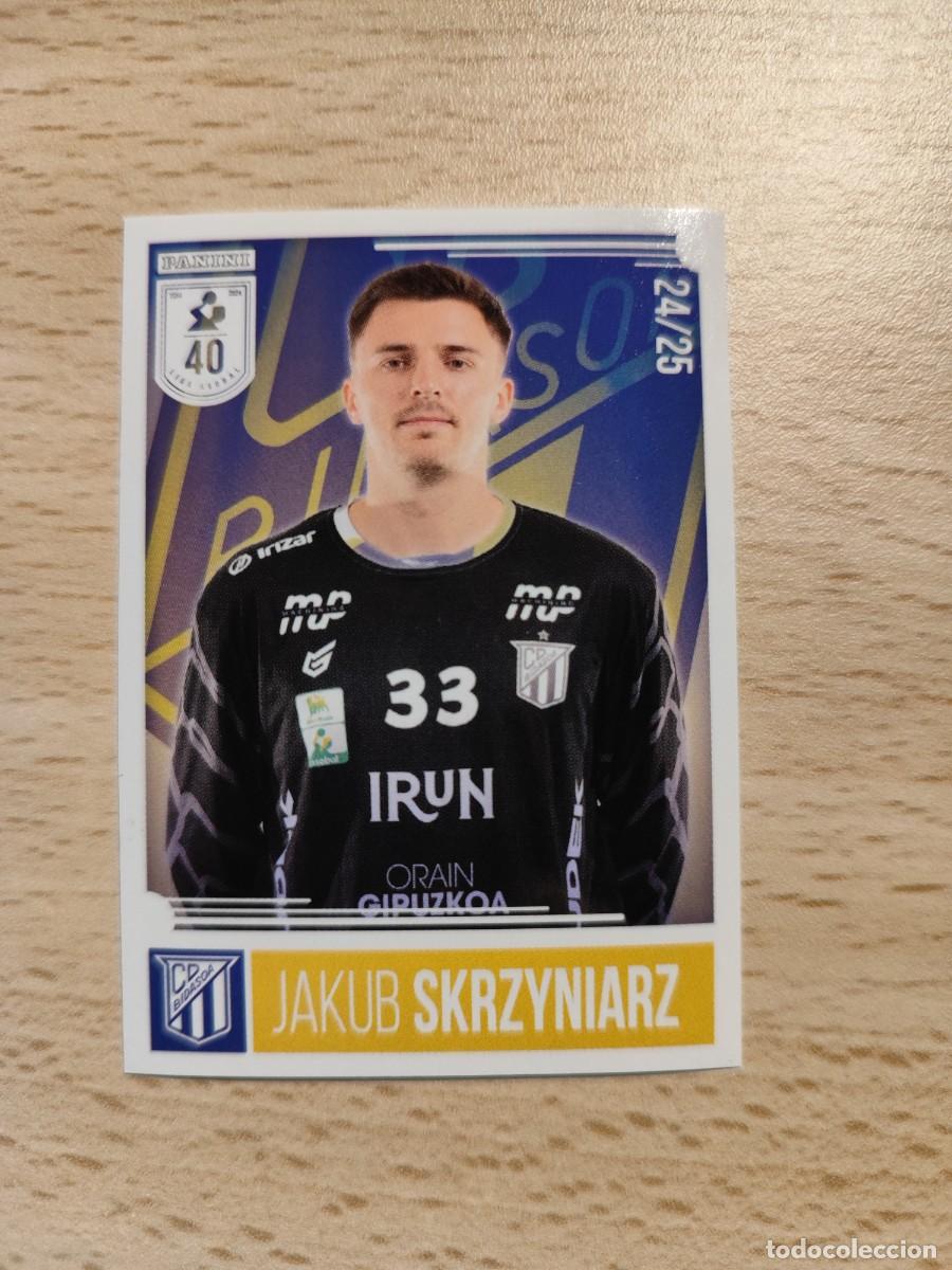 Coleccionismo deportivo: 36 JAKUB SKRZYNIARZ LIGA PLENITUDE ASOBAL 2024 25 - BIDASOA IR&Uacute;N PANINI 24 25 BALONMANO