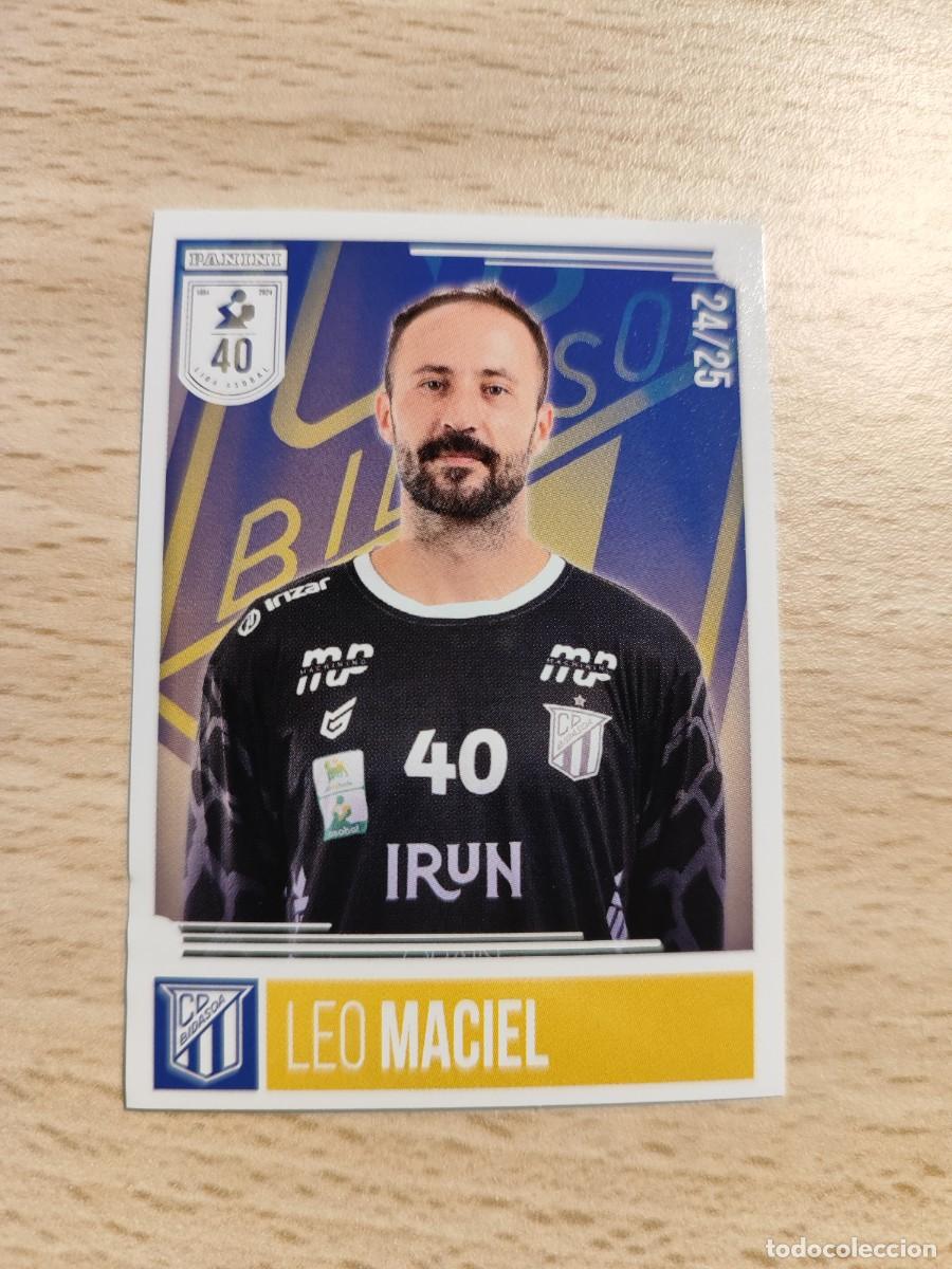 Coleccionismo deportivo: 39 LEO MACIEL LIGA PLENITUDE ASOBAL 2024 25 - BIDASOA IR&Uacute;N PANINI 24 25 BALONMANO
