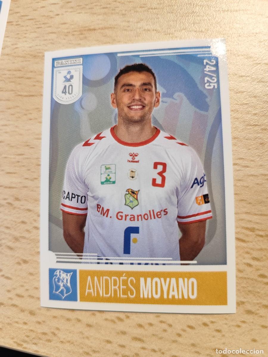 Coleccionismo deportivo: 45 ANDR&Eacute;S MOYANO LIGA PLENITUDE ASOBAL 2024 25 - FRAIKIN BM. GRANOLLERS PANINI 24 25 BALONMANO