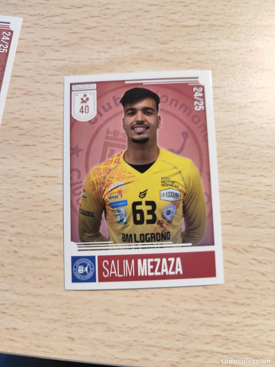 Coleccionismo deportivo: 79 SALIM MEZAZA LIGA PLENITUDE ASOBAL 2024 25 - BM. LOGRO&Ntilde;O LA RIOJA PANINI 24 25 BALONMANO