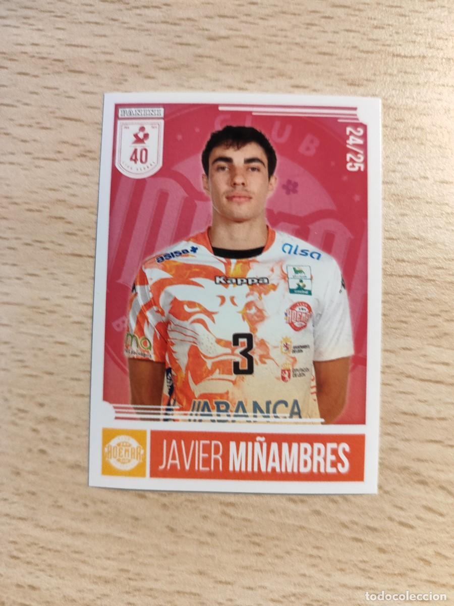 Coleccionismo deportivo: 85 JAVIER MI&Ntilde;AMBRES LIGA PLENITUDE ASOBAL 2024 25 - ABANCA ADEMAR LE&Oacute;N PANINI 24 25 BALONMANO