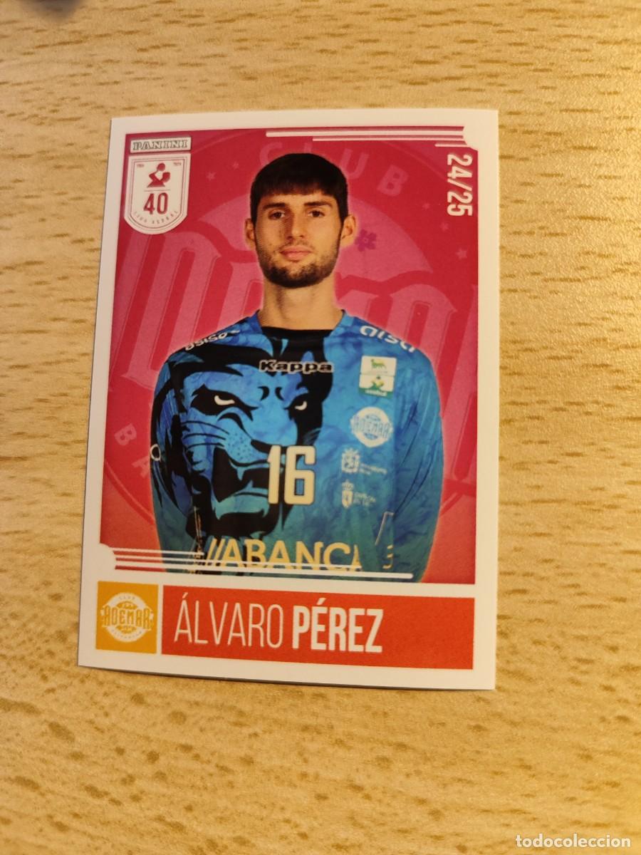 Coleccionismo deportivo: 93 &Aacute;LVARO P&Eacute;REZ LIGA PLENITUDE ASOBAL 2024 25 - ABANCA ADEMAR LE&Oacute;N PANINI 24 25 BALONMANO
