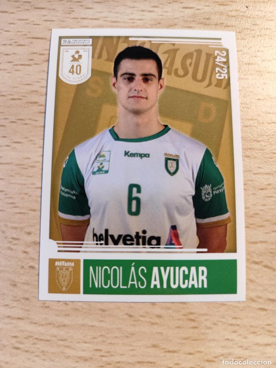 Coleccionismo deportivo: 165 NICOL&Aacute;S AYUCAR LIGA PLENITUDE ASOBAL 2024 25 - HELVETIA ANAITASUNA PANINI 24 25 BALONMANO