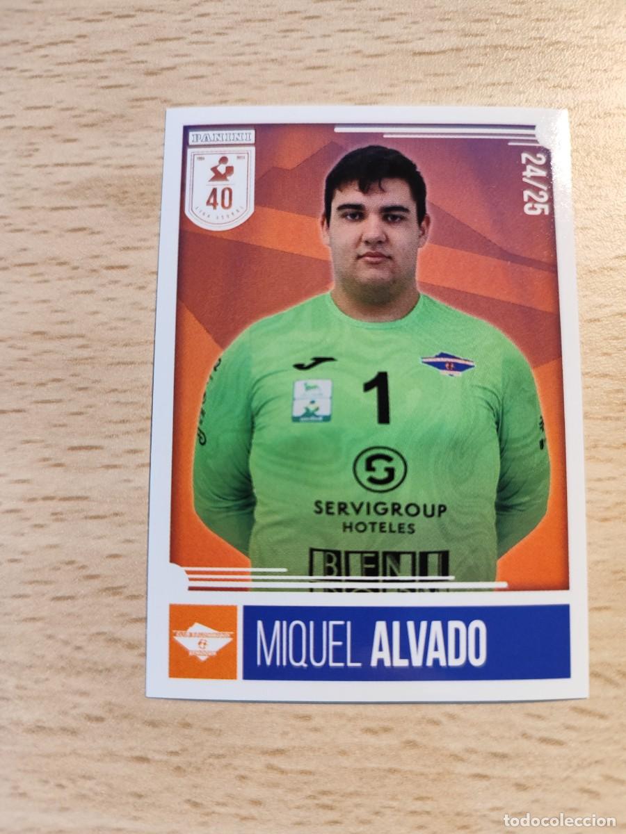 Coleccionismo deportivo: 186 MIQUEL ALVADO LIGA PLENITUDE ASOBAL 2024 25 - SERVIGROUP HOTELES BENIDORM PANINI 24 25 BALONMANO