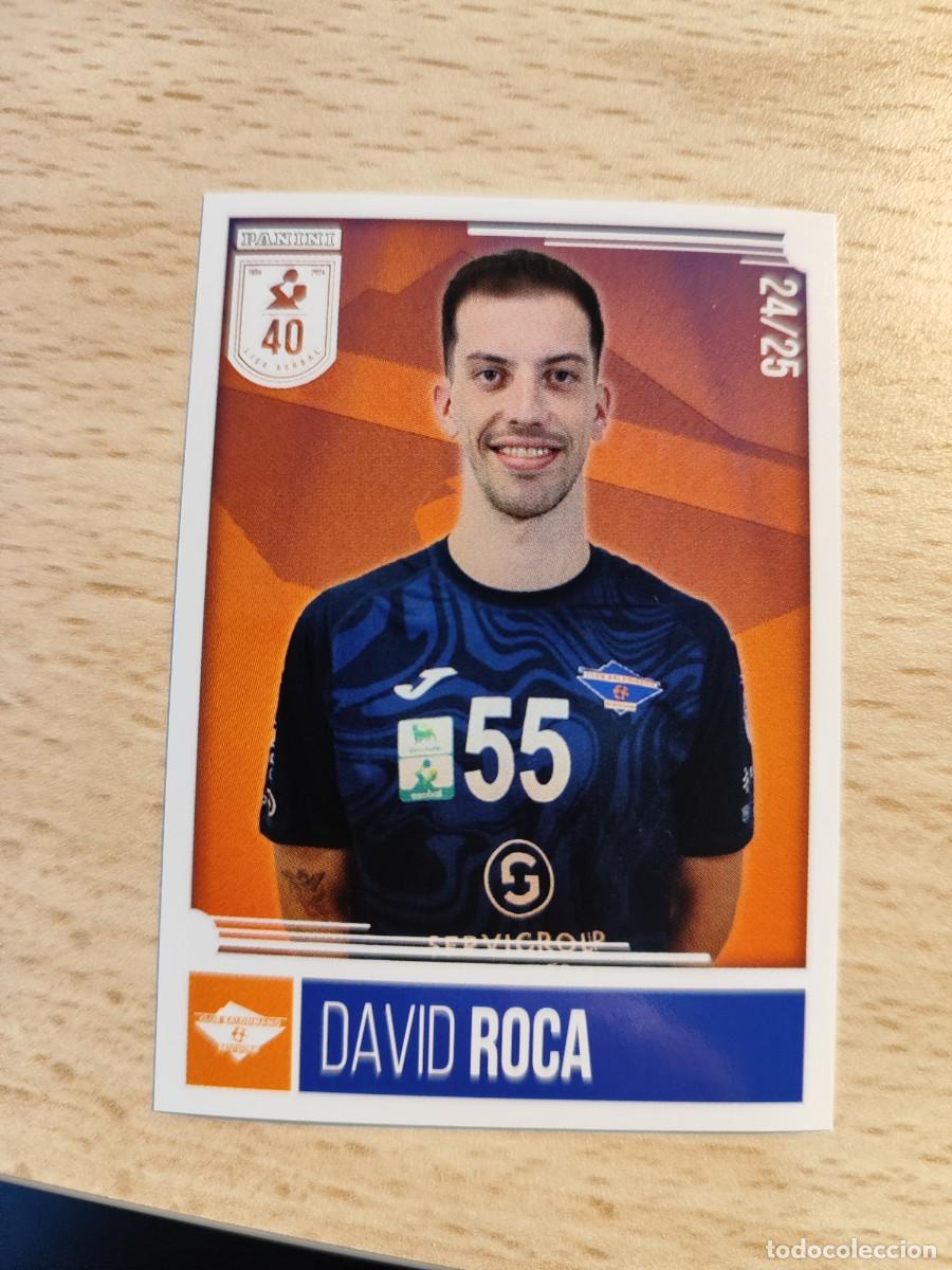 Coleccionismo deportivo: 202 DAVID ROCA LIGA PLENITUDE ASOBAL 2024 25 - SERVIGROUP HOTELES BENIDORM PANINI 24 25 BALONMANO