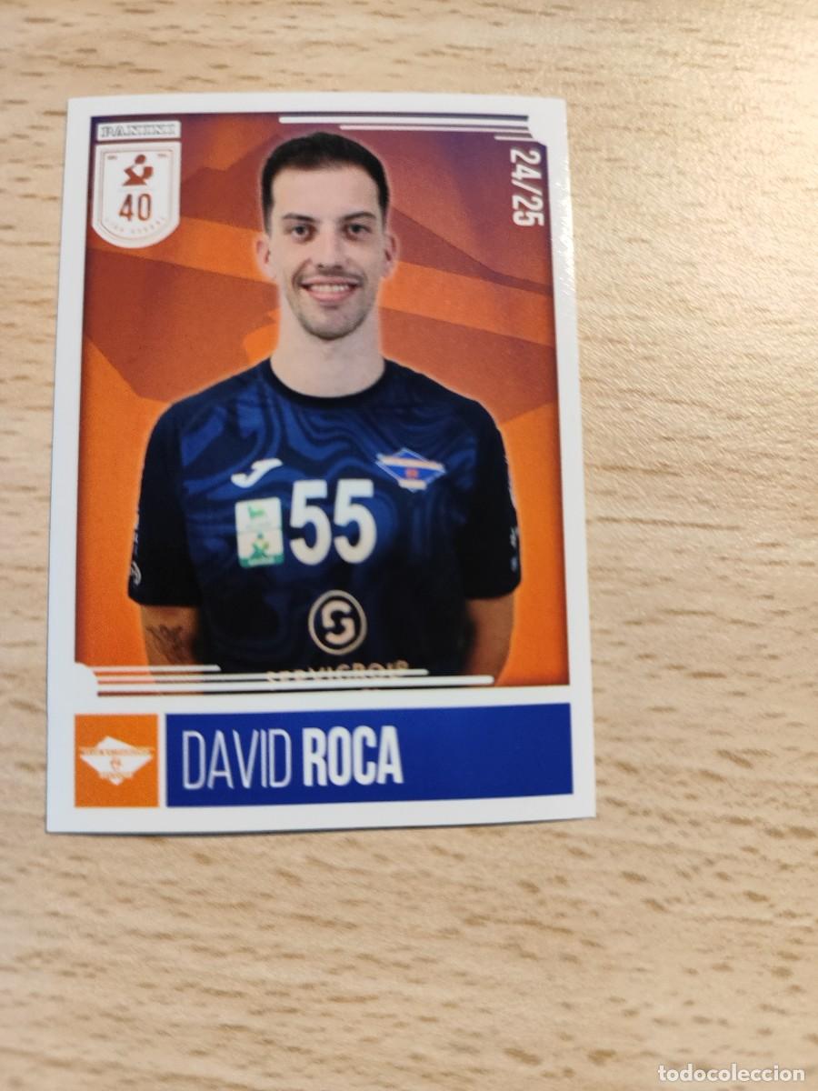 Coleccionismo deportivo: 202 DAVID ROCA LIGA PLENITUDE ASOBAL 2024 25 - SERVIGROUP HOTELES BENIDORM PANINI 24 25 BALONMANO