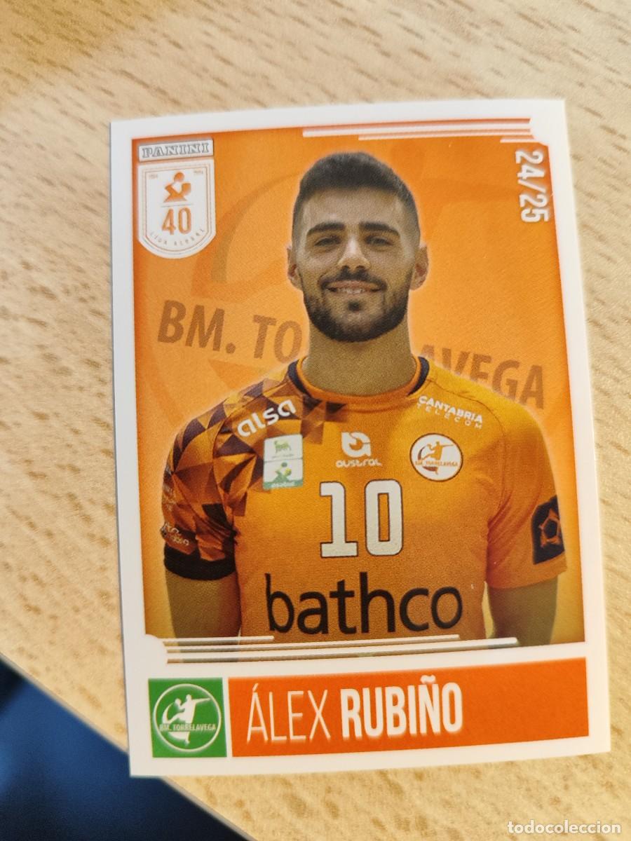 Coleccionismo deportivo: 209 &Aacute;LEX RUBI&Ntilde;O LIGA PLENITUDE ASOBAL 2024 25 - BATHCO BM. TORRELAVEGA PANINI 24 25 BALONMANO