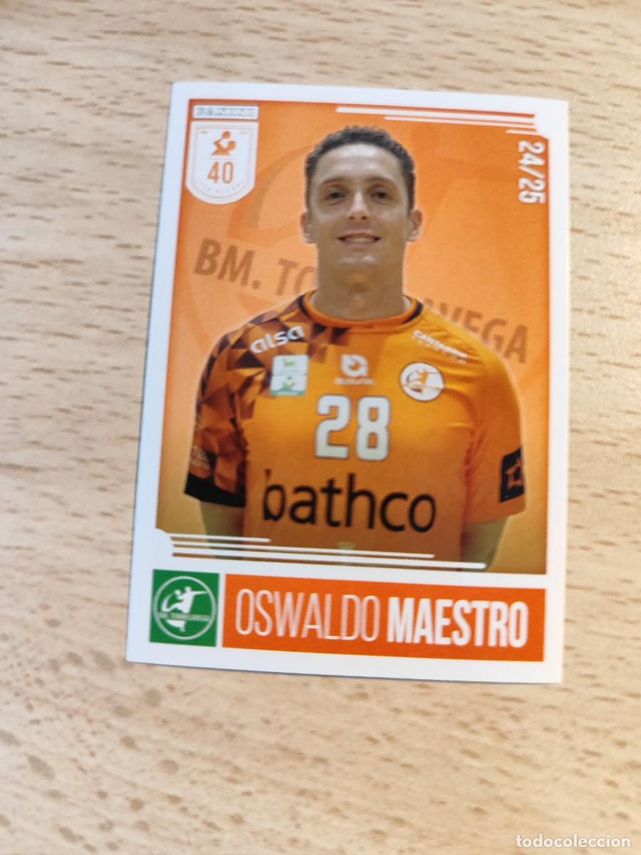 Coleccionismo deportivo: 219 OSWALDO MAESTRO LIGA PLENITUDE ASOBAL 2024 25 - BATHCO BM. TORRELAVEGA PANINI 24 25 BALONMANO