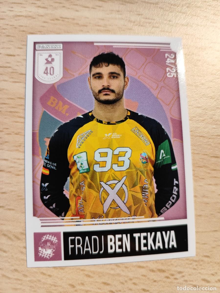 Coleccionismo deportivo: 242 FRADJ BEN TEKAYA LIGA PLENITUDE ASOBAL 2024 25 - &Aacute;NGEL XIM&Eacute;NEZ P. GENIL PANINI 24 25 BALONMANO