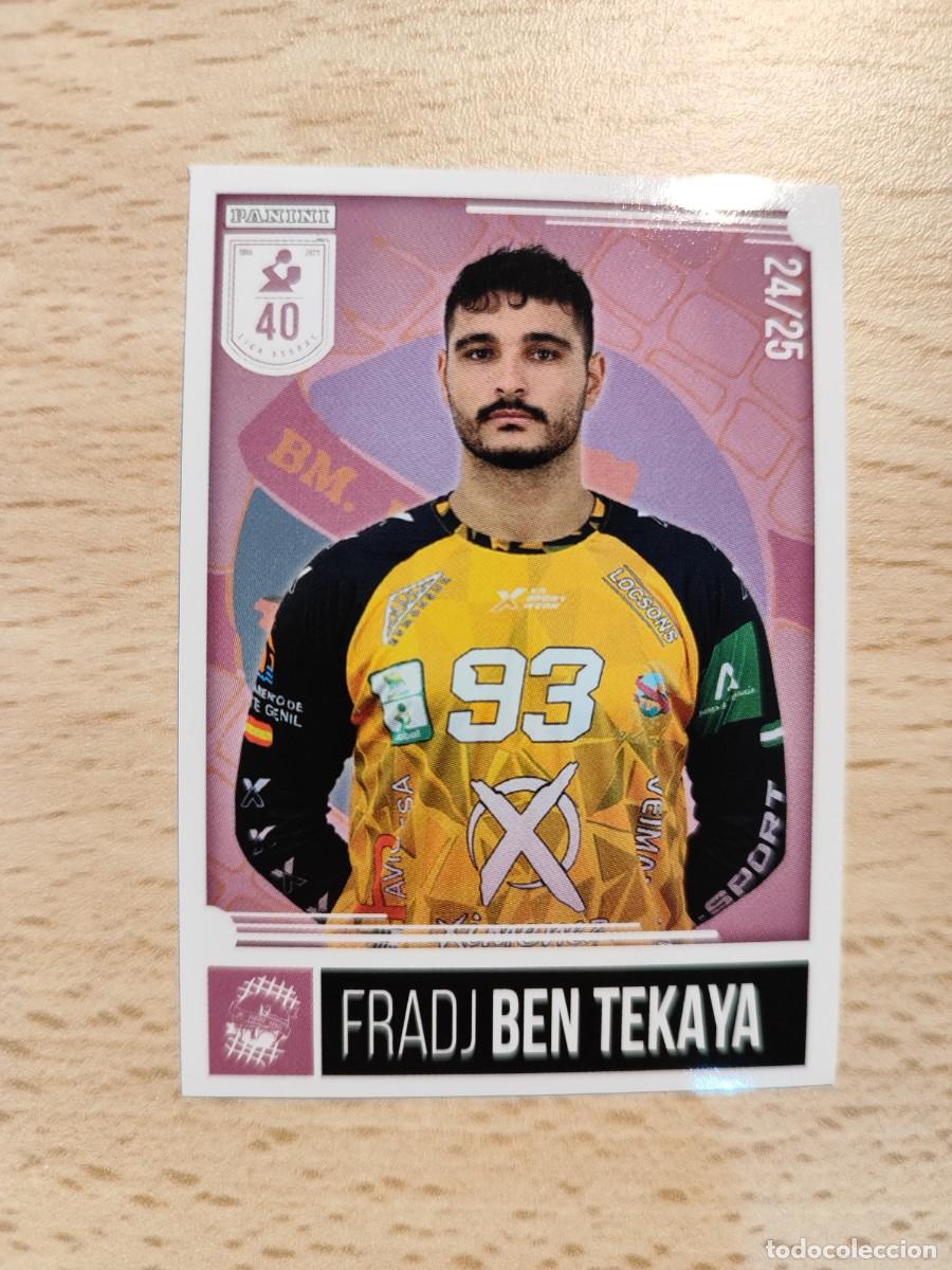 Coleccionismo deportivo: 242 FRADJ BEN TEKAYA LIGA PLENITUDE ASOBAL 2024 25 - &Aacute;NGEL XIM&Eacute;NEZ P. GENIL PANINI 24 25 BALONMANO