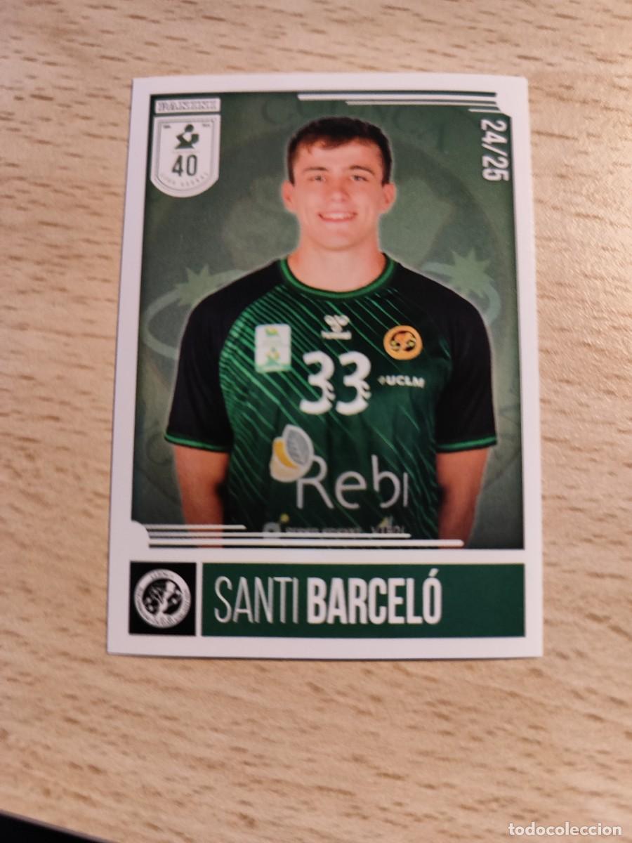 Coleccionismo deportivo: 257 SANTIAGO BARCEL&Oacute; LIGA PLENITUDE ASOBAL 2024 25 - REBI BALONMANO CUENCA PANINI 24 25 BALONMANO