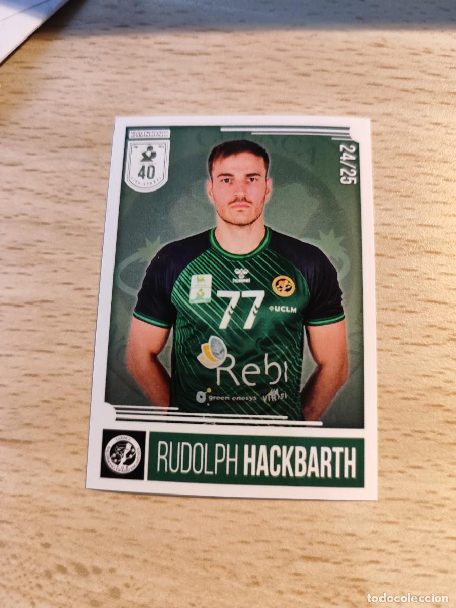 Coleccionismo deportivo: 259 RUDOLPH HACKBARTH LIGA PLENITUDE ASOBAL 2024 25 - REBI BALONMANO CUENCA PANINI 24 25 BALONMANO
