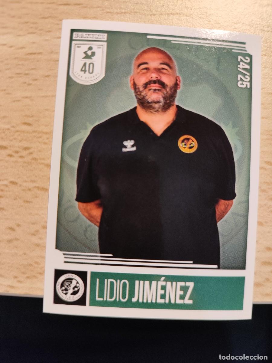 Coleccionismo deportivo: 261 LIDIO JIM&Eacute;NEZ CARRASCOSA LIGA PLENITUDE ASOBAL 2024 25 - REBI BALONMANO CUENCA PANINI 24 25 BALO