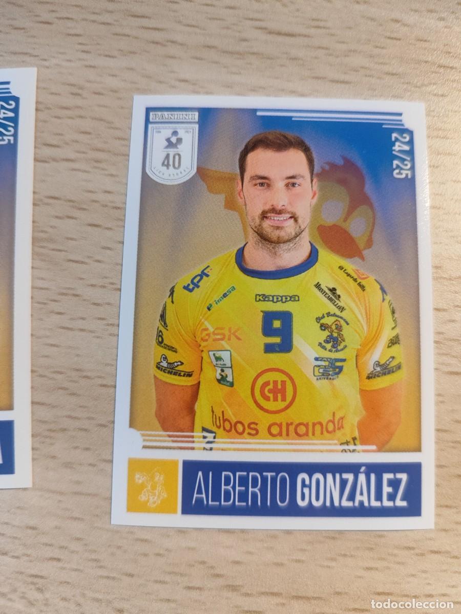 Coleccionismo deportivo: 307 ALBERTO GONZÁLEZ LIGA PLENITUDE ASOBAL 2024 25 - TUBOS ARANDA VILLA DE ARANDA PANINI 24 25 BALO