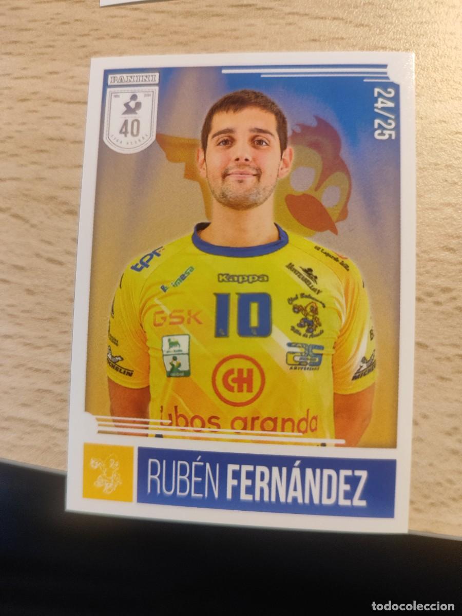 Coleccionismo deportivo: 308 RUB&Eacute;N FERN&Aacute;NDEZ LIGA PLENITUDE ASOBAL 2024 25 - TUBOS ARANDA VILLA DE ARANDA PANINI 24 25 BALONM