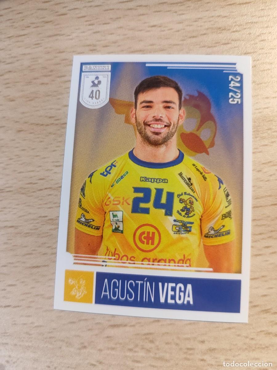 Coleccionismo deportivo: 316 AGUST&Iacute;N VEGA LIGA PLENITUDE ASOBAL 2024 25 - TUBOS ARANDA VILLA DE ARANDA PANINI 24 25 BALONMANO