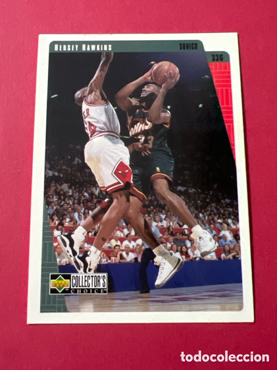 Colecionismo desportivo: A1842. 1997-98 Upper Deck Collector's Choice Hersey Hawkins #131