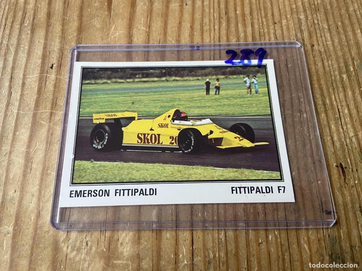 Colecionismo desportivo: CROMO SIN PEGAR NUNCA PEGADO ALBUM GRAND PRIX F1 # 98 EMERSON FITTIPALDI SKOL