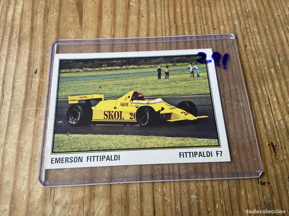Collectionnisme sportif: CROMO SIN PEGAR NUNCA PEGADO ALBUM GRAND PRIX F1 # 98 EMERSON FITTIPALDI SKOL