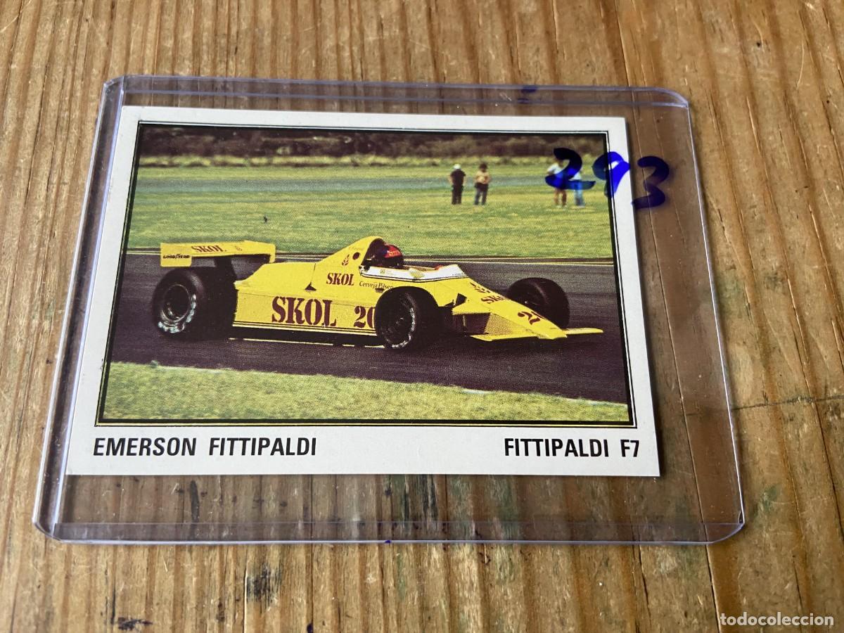 Collectionnisme sportif: CROMO SIN PEGAR NUNCA PEGADO ALBUM GRAND PRIX F1 # 98 EMERSON FITTIPALDI SKOL